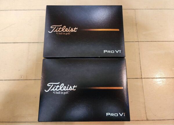 Titleist タイトリスト PRO V1 2ダース ホワイト 最新 2025年 新品 ローナンバー