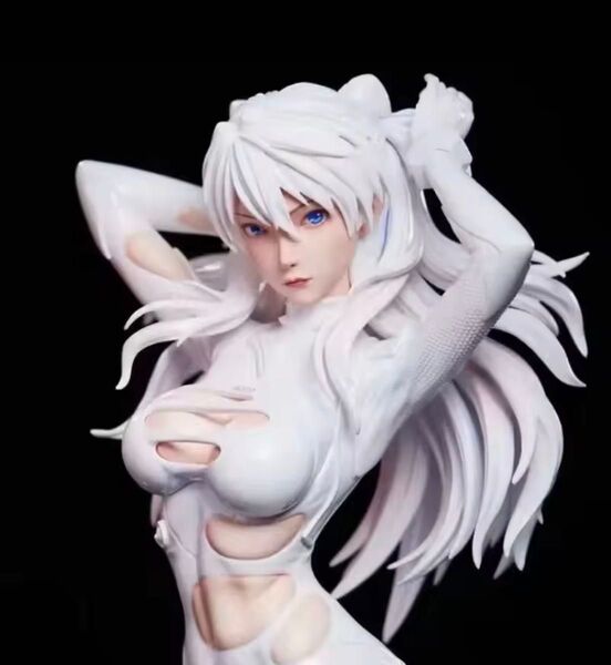 エヴァンゲリオン アスカ・ラングレー 白 フィギュア約30cm
