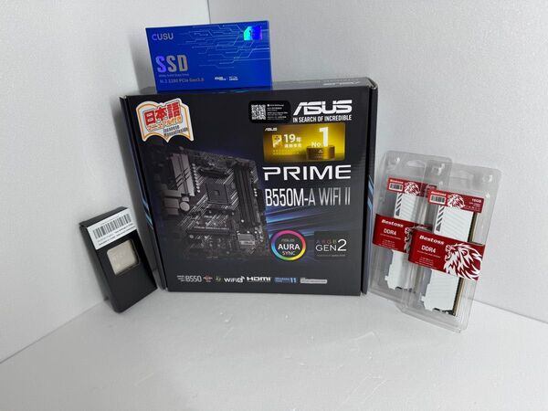B550M-A wifi ryzen7 5700x m.2SSD 1TB RGBメモリ 32GB