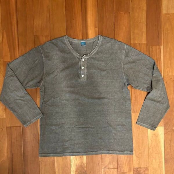 定価8580円 Good On グッドオン ヘンリーネック Tシャツ ピグメント