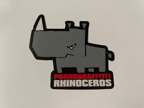 PORNOGRAFFITTI RHINOCEROS ステッカー