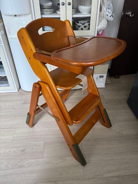 ミーブル スライドチェア MEABLE ハイローチェア ベビーチェア 北川木工 木製