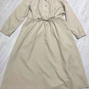 マタニティ ベージュ ワンピース レディース L マタニティワンピース