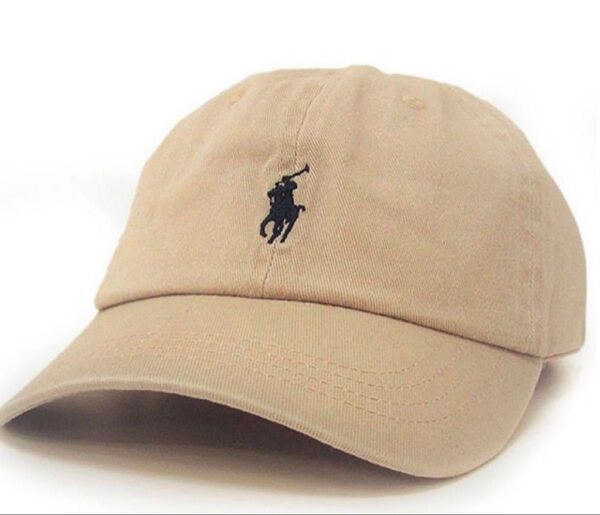 キャップ ラルフローレン 帽子 ポロ POLO RALPH LAUREN ベージュ 新品 未使用 タグつき