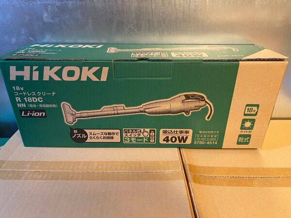 HiKOKI 18Vコードレスクリーナー R18DC (NN) 本体のみ(バッテリー・充電器別売)
