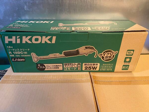 HiKOKI 18Vコードレスクリーナー R18DC (S) (NN) 本体のみ(バッテリー・充電器別売)