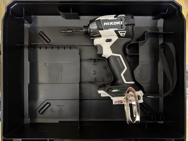HiKOKI 36Vコードレスインパクトドライバ WH36DD (FW) 限定色 フロスティホワイト 本体のみ・新型ケース付き