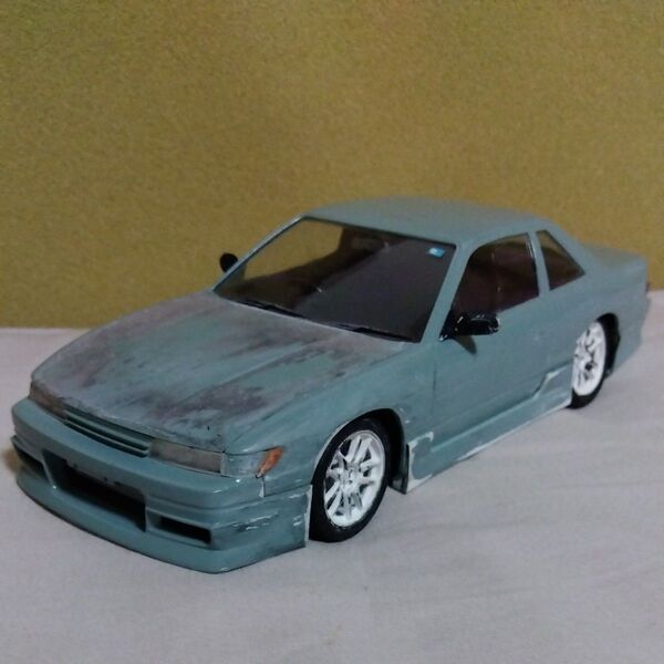 【素人】S13 プラモデル 峠 こすれ傷あり 難あり レストアベース 日産 旧車