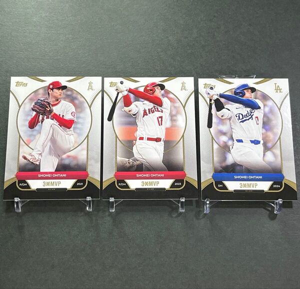 【3枚セット】2025 Topps Welcome to the Club 3XMVP 大谷翔平 3度目MVP受賞記念限定生産