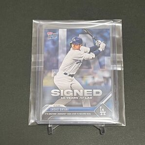 OS21【新品スリーブ&ローダー入り】初ドジャースカード 大谷翔平 2023 Topps now OS-21