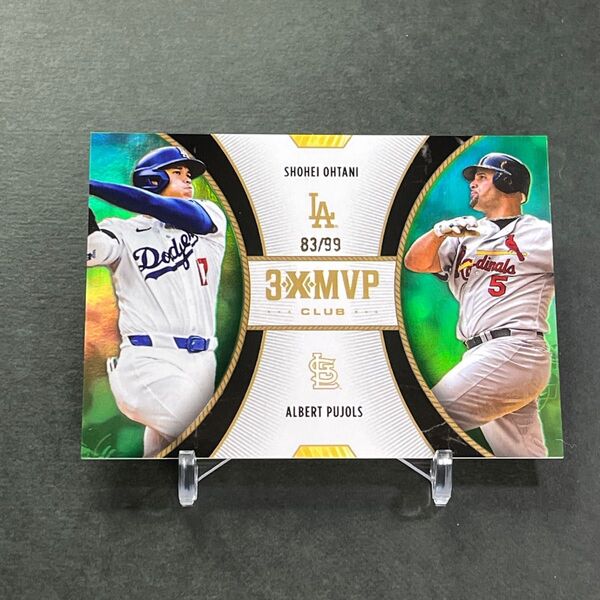 【99枚限定】大谷翔平&アルバートプホルス 2025 Topps 3XMVP 大谷翔平 3度目MVP受賞記念限定生産