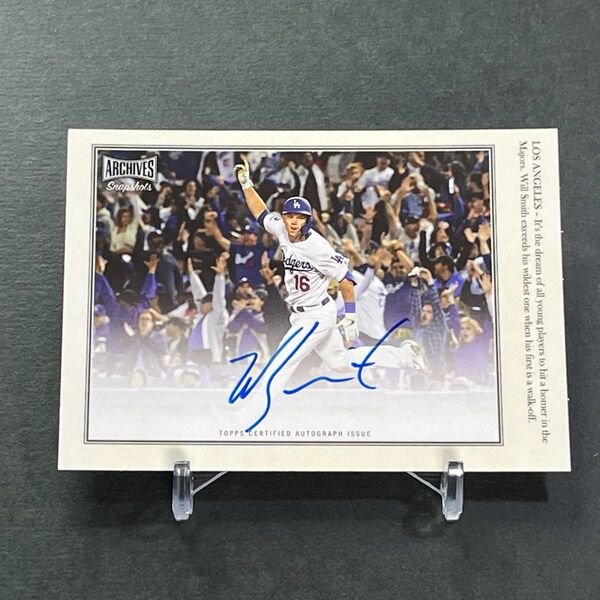 【25枚限定】ウィルスミス直筆サインカード2020 Topps Archives Snapshots Will Smith