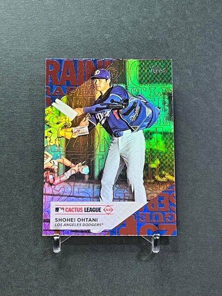 【150枚限定】大谷翔平ブルーフォイルパラレル 2025 Topps series1 Training Grounds TG-10