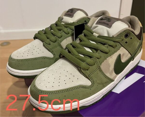 値下げ 堀米ダンク 27.5cm Yuto Horigome NIKE SB DUNK LOW ナイキ ダンク ロー抹茶