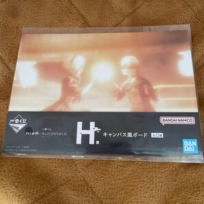 ニーアオートマタ キャンバス風ボード ブラックボックス反応