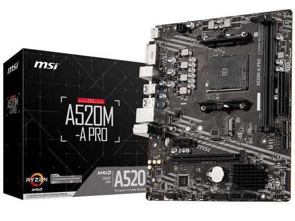 MSI マザーボードA520M-A PRO メモリセット