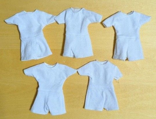 【27cmドール用】リカちゃんキャッスル 待機服 5セット