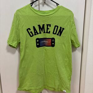 GAP 半袖Tシャツ GAME ON グリーン系 160㎝古着