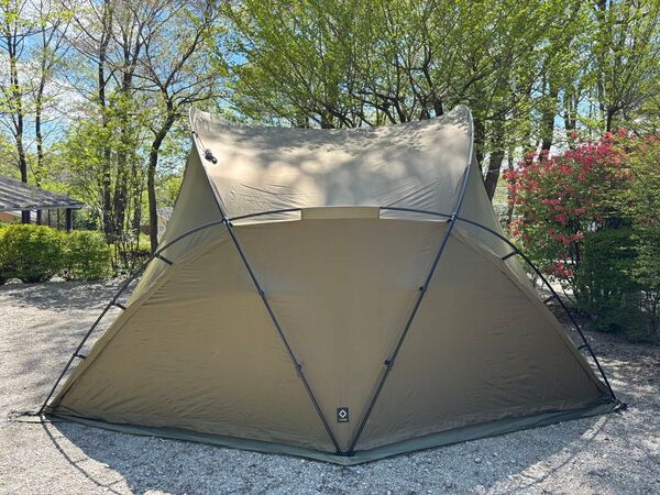 ヘリノックス Vタープ、デイジーチェーン。Helinoxのvtarp美品+追加ギア
