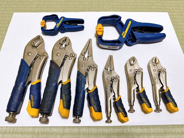 IRWIN アーウィン ロッキング バイスプライヤー ハンディークランプ ワンタッチ グリップ 工具 DIY 道具 まとめ売り
