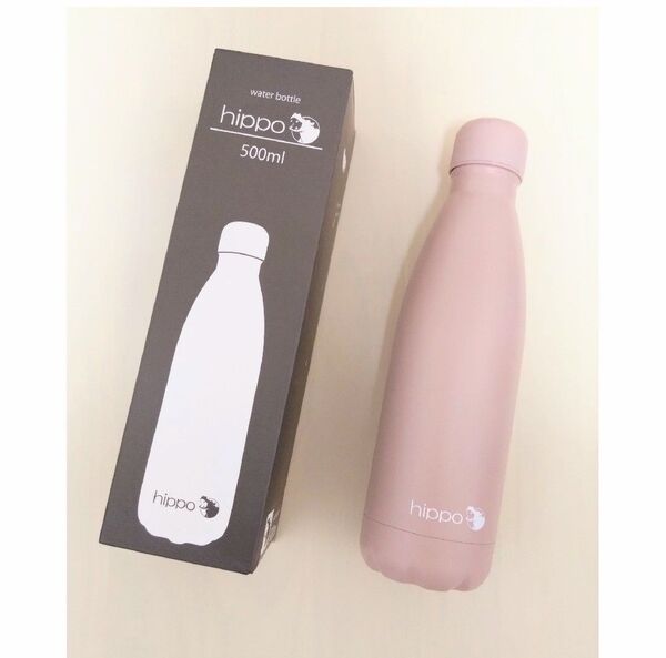【ステンレスボトル】水筒 500ml ピンクベージュ(送料込)