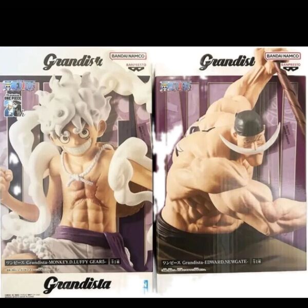 ワンピース Grandista EDWARD.NEWGATE MONKEY.D.LUFFY GEAR5 フィギュア 2体セット