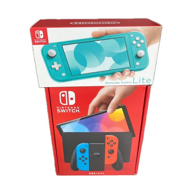新品未使用 Nintendo Switch Lite ターコイズ Switch 有機el セット Switch 本体
