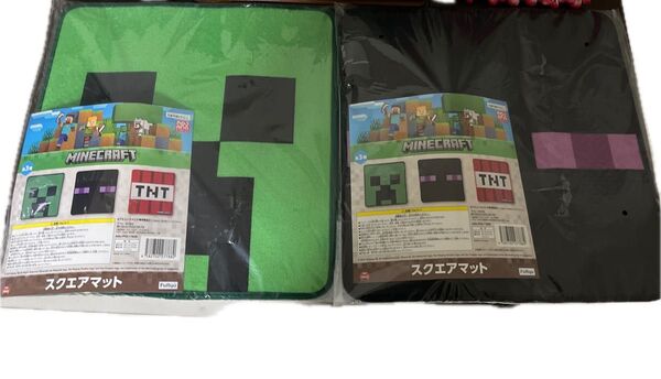 マイクラ スクエアマット 2種 マインクラフト