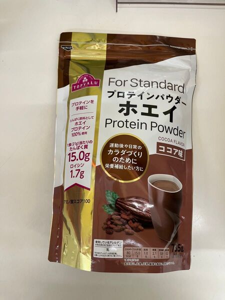 トップバリュ プロテイン ココア味 ホエイ 1袋