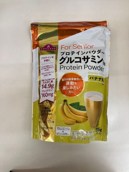 トップバリュ ソイ&ホエイ プロテイン inグルコサミン バナナ風味