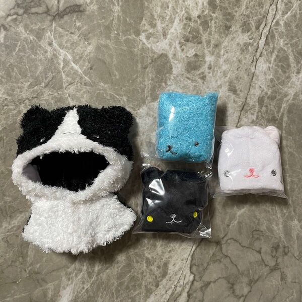 ぬいぐるみ 被り物4種セット スティッチ付き ぬい服