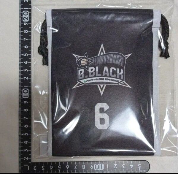 新品未使用未開封 #6 比江島慎 Bリーグオールスター 巾着 ポーチ バッグ コレクション バスケットボール