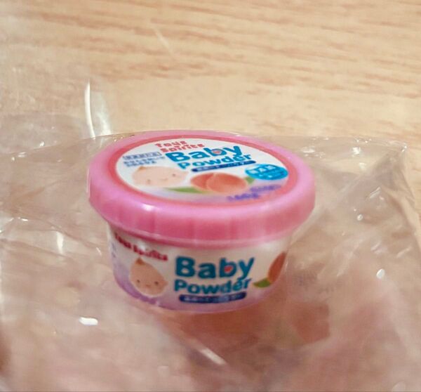 赤ちゃん用品マスコット4 ベビーパウダー キーホルダー ボールチェーン付き