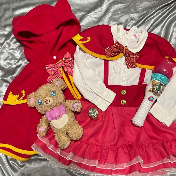 魔法つかいプリキュア★魔法学校制服★おしゃべりモフルン★リンクルストーン