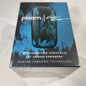 【限定色】Ploom X アドバンスド スターターキット SPECIAL EDITION STRIPE BLUE BY 河村 康輔