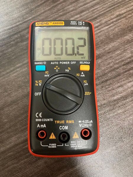 ANENG AN8008 デジタルマルチメータ テスター 4桁(9999)