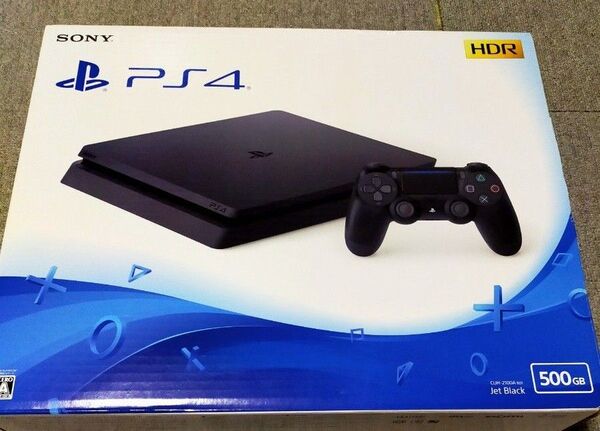 PlayStation4 ジェット・ブラック 500GB CUH-2100AB01 動作確認済み!