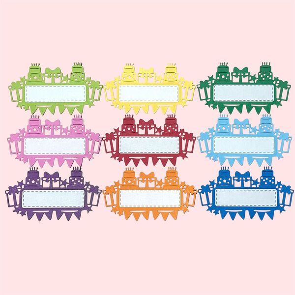 No.125 誕生日 ペーパークラフト クラフトパンチ フレーム バースデー