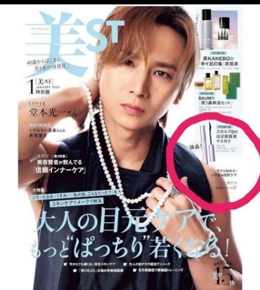 美st 1月号 スカルプD マスカラ ボリュームアップ 雑誌付録