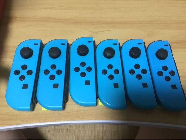 任天堂Switch Joy-Con値下げ交渉しません。バラ売りしません。L側ブルー6台動作確認出来ました。