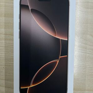 新品未開封 iPhone16promax 512g デザート