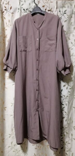 OLIVE des OLIVE スタンドカラー シャツワンピース Mサイズ