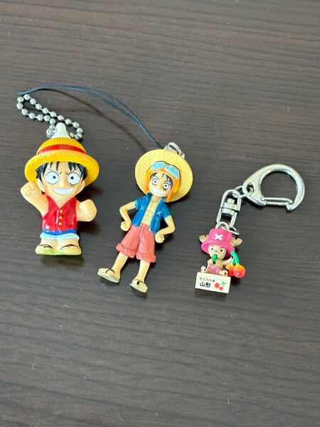 ワンピース ストラップ&キーホルダー3個セット