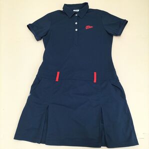 FILA GOLF ゴルフ ワンピース ポロ L 半袖 ゴルフウェア ネイビー