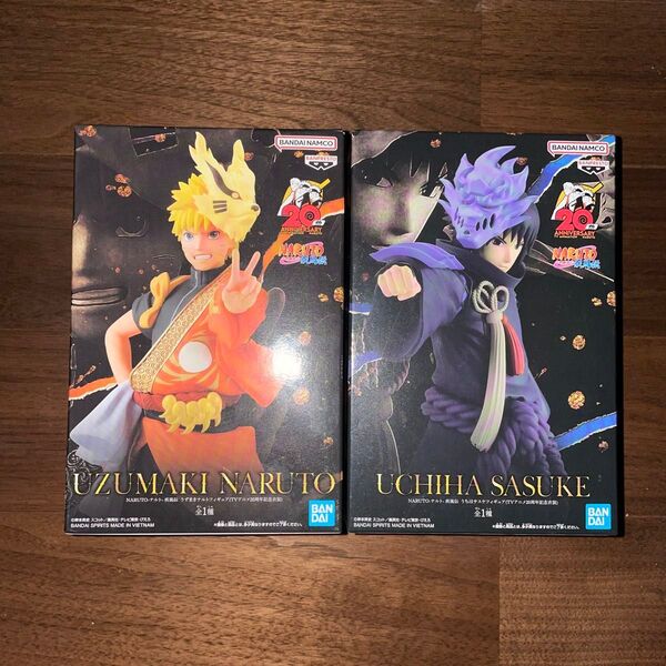 NARUTO うずまきナルト うちはサスケ TVアニメ20周年記念 フィギュア