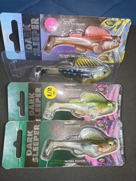 メガバス Megabass ダークスリーパー DARK SLEEPER 1oz.2個、1/2oz.2個