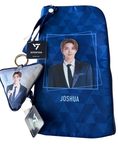 SEVENTEEN セブンティーン マルチポーチ モアプラスプリントチャーム JOSHUA 2点セット