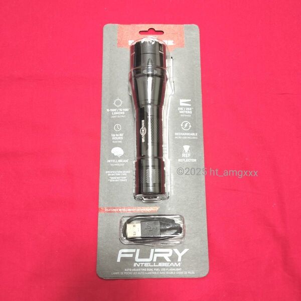SUREFIRE シュアファイア FURY IB DF フューリー インテリビーム MAX1500lm 自動調光 フラッシュライト