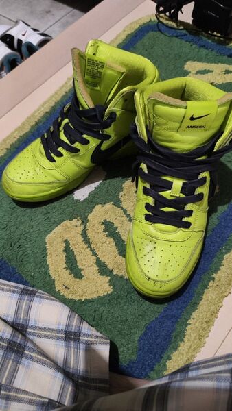 AMBUSH × NIKE DUNK HIGH "FLASH LIME"