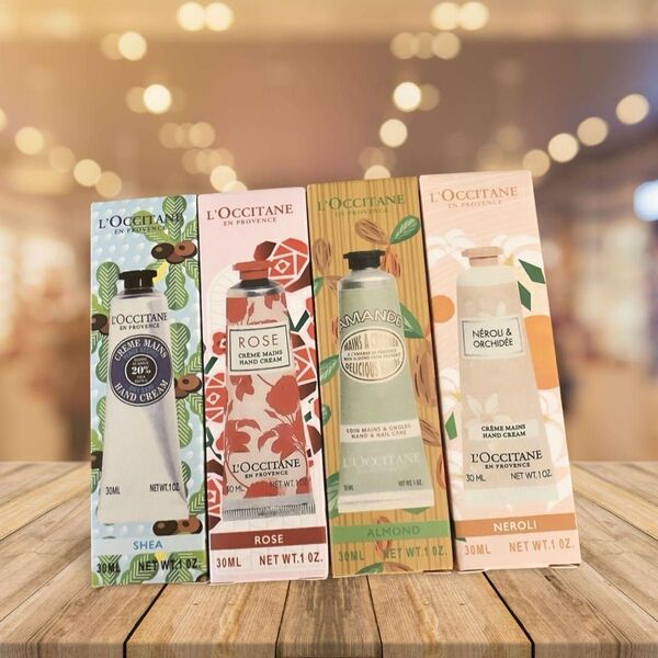 【訳あり】ロクシタンハンドクリーム 30ml×4